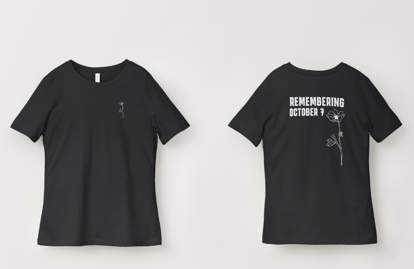 October 7th Memorial T-Shirt - Black