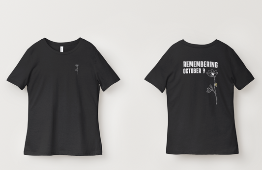 October 7th Memorial T-Shirt - Black